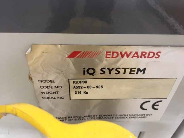 Photo Used EDWARDS iQDP80 For Sale