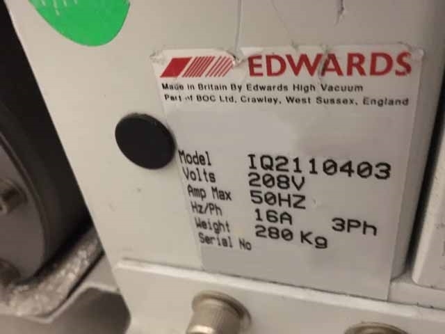 Photo Used EDWARDS iQDP80 For Sale