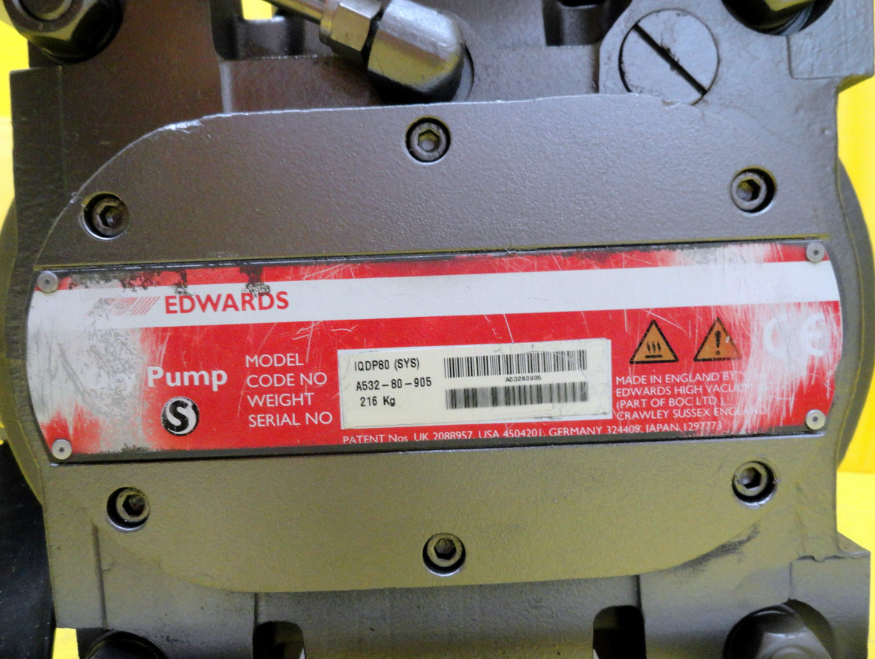 Photo Used EDWARDS iQDP80 For Sale