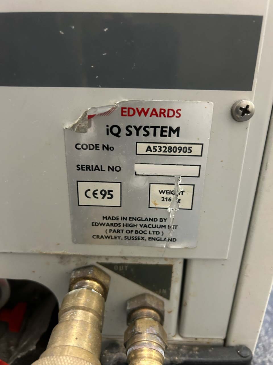 Photo Used EDWARDS iQDP80 For Sale