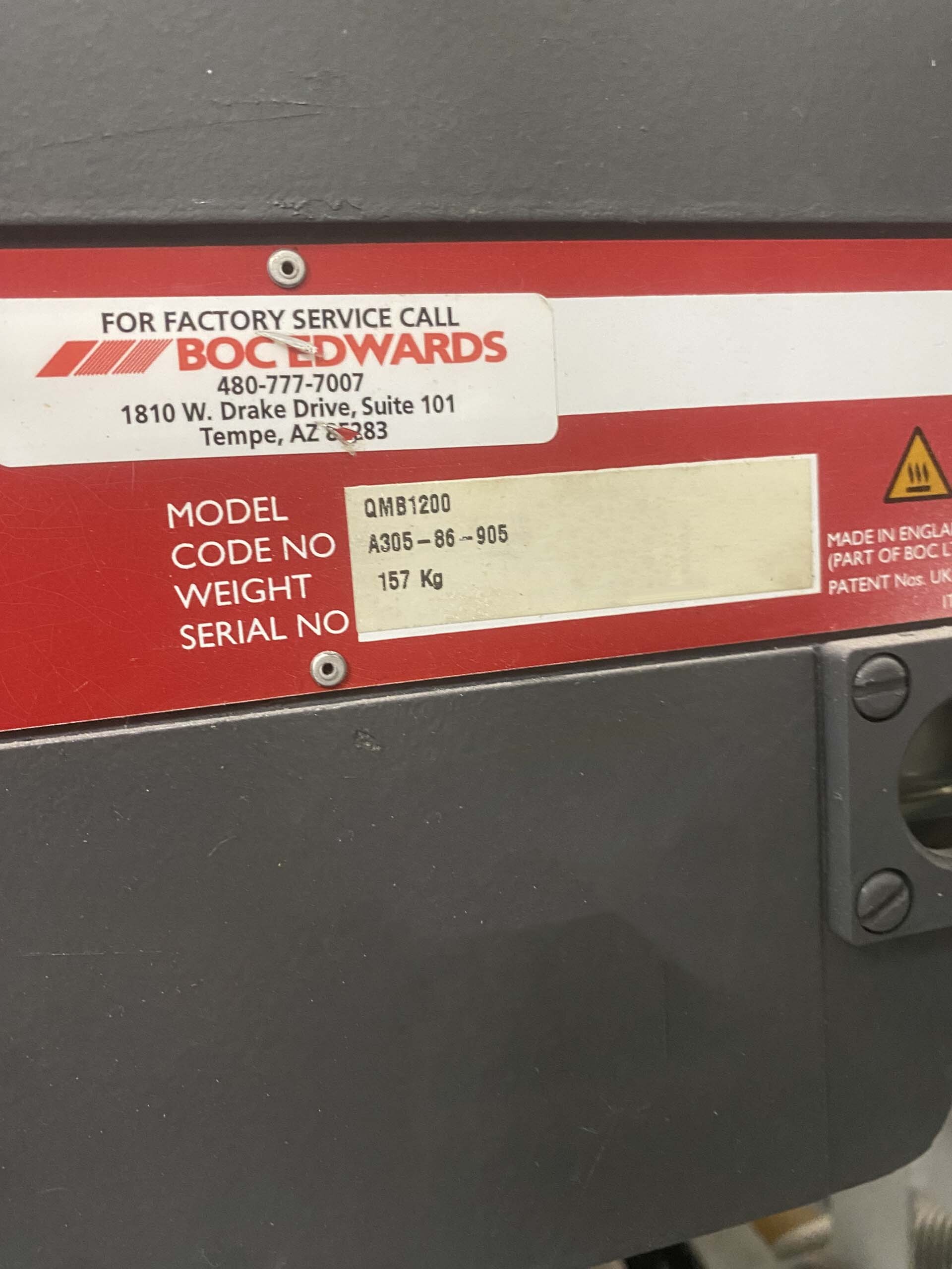 Foto Verwendet EDWARDS iQDP80 / QMB1200 Zum Verkauf