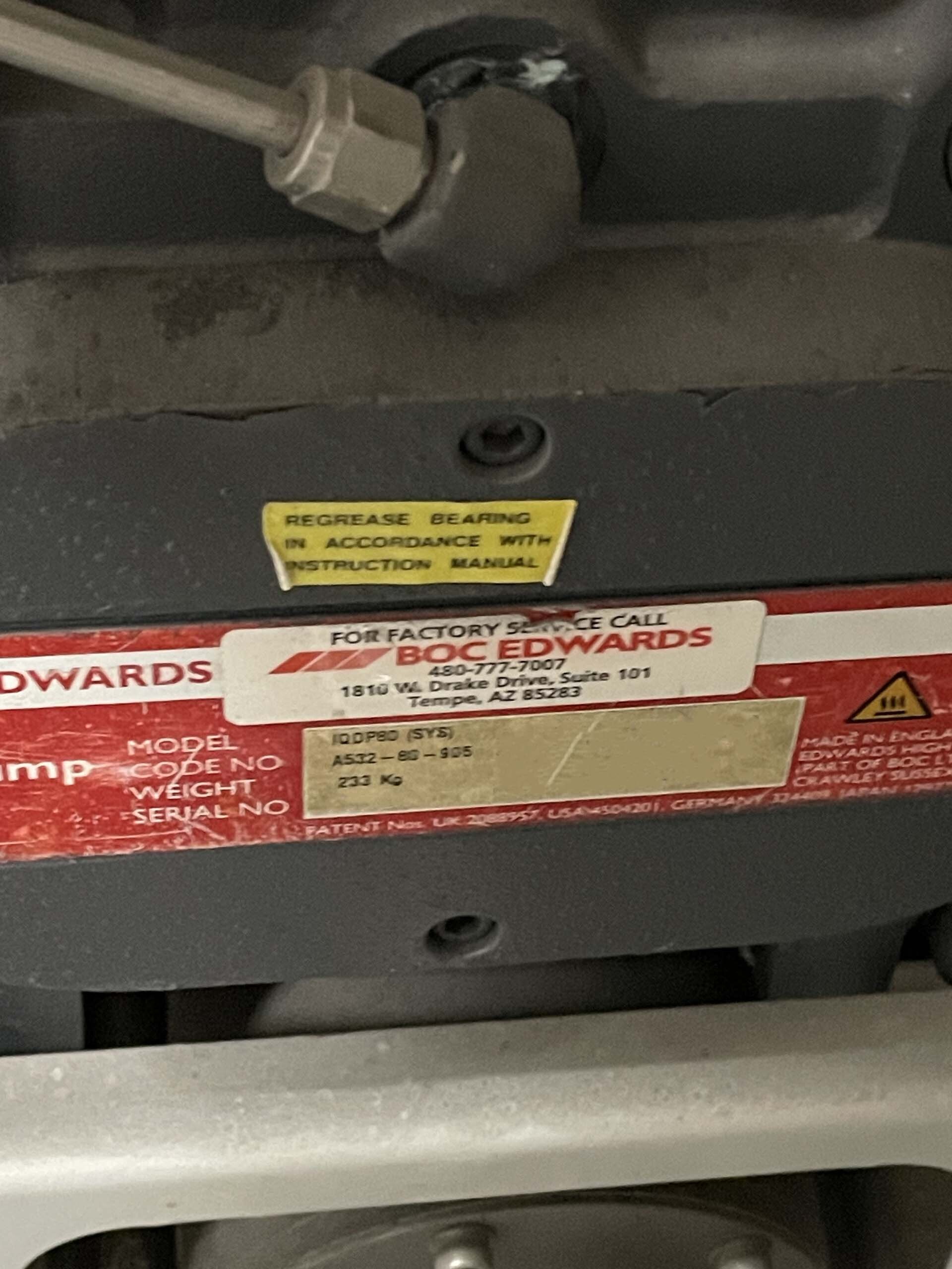 Foto Verwendet EDWARDS iQDP80 / QMB1200 Zum Verkauf