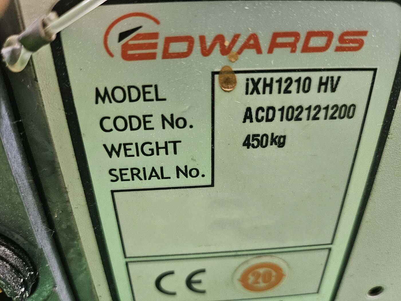 Foto Verwendet EDWARDS iXH1210-HV Zum Verkauf