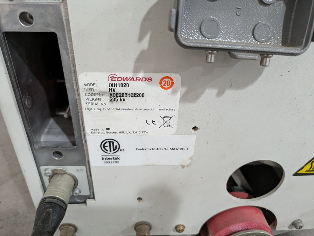 圖為 已使用的 EDWARDS iXH1820 待售