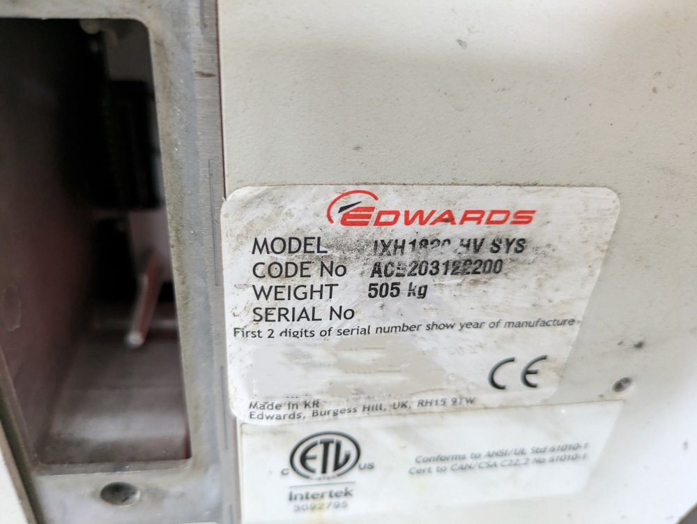 圖為 已使用的 EDWARDS iXH1820 待售