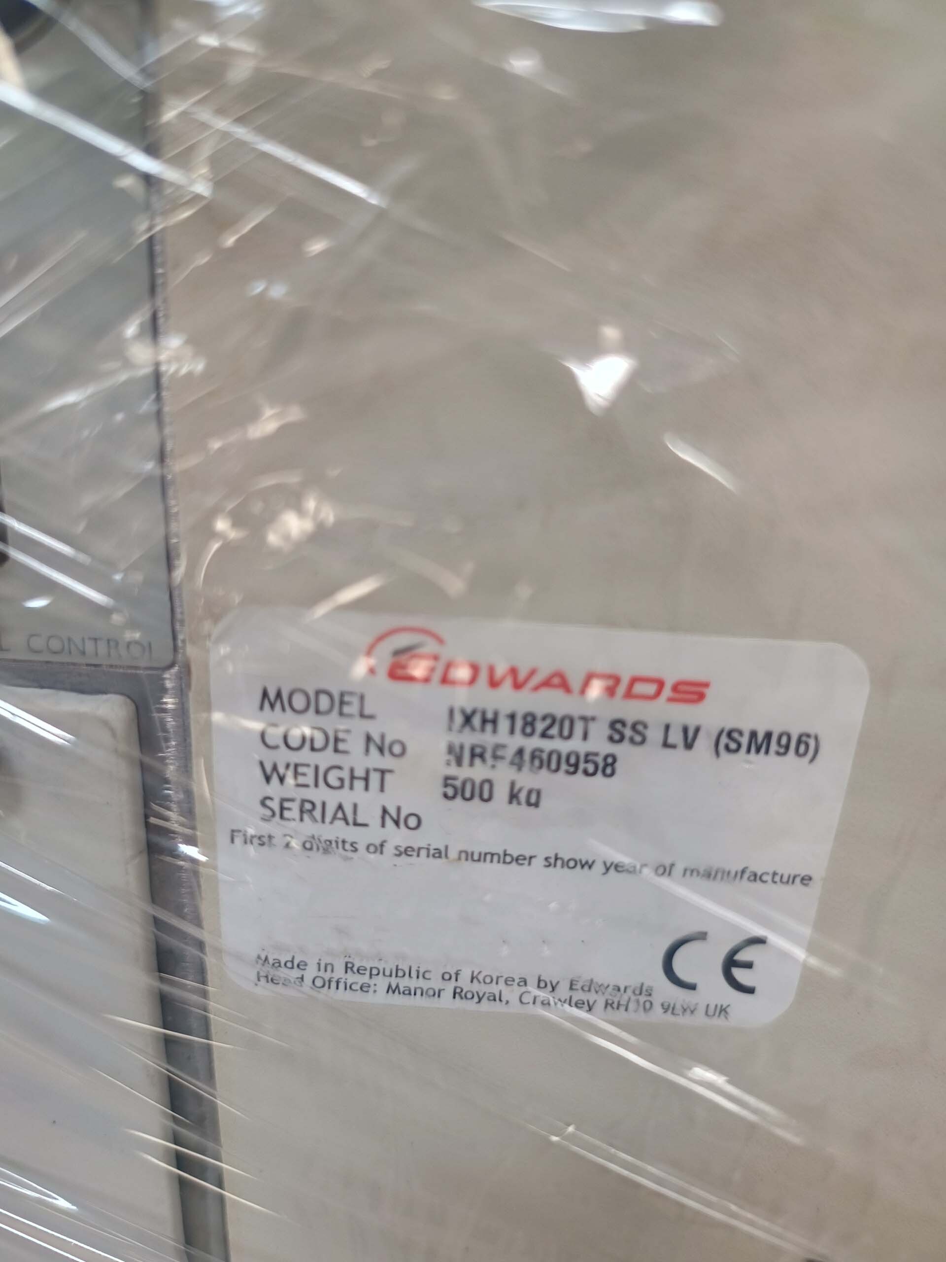 图为 已使用的 EDWARDS iXH1820T SS LV 待售