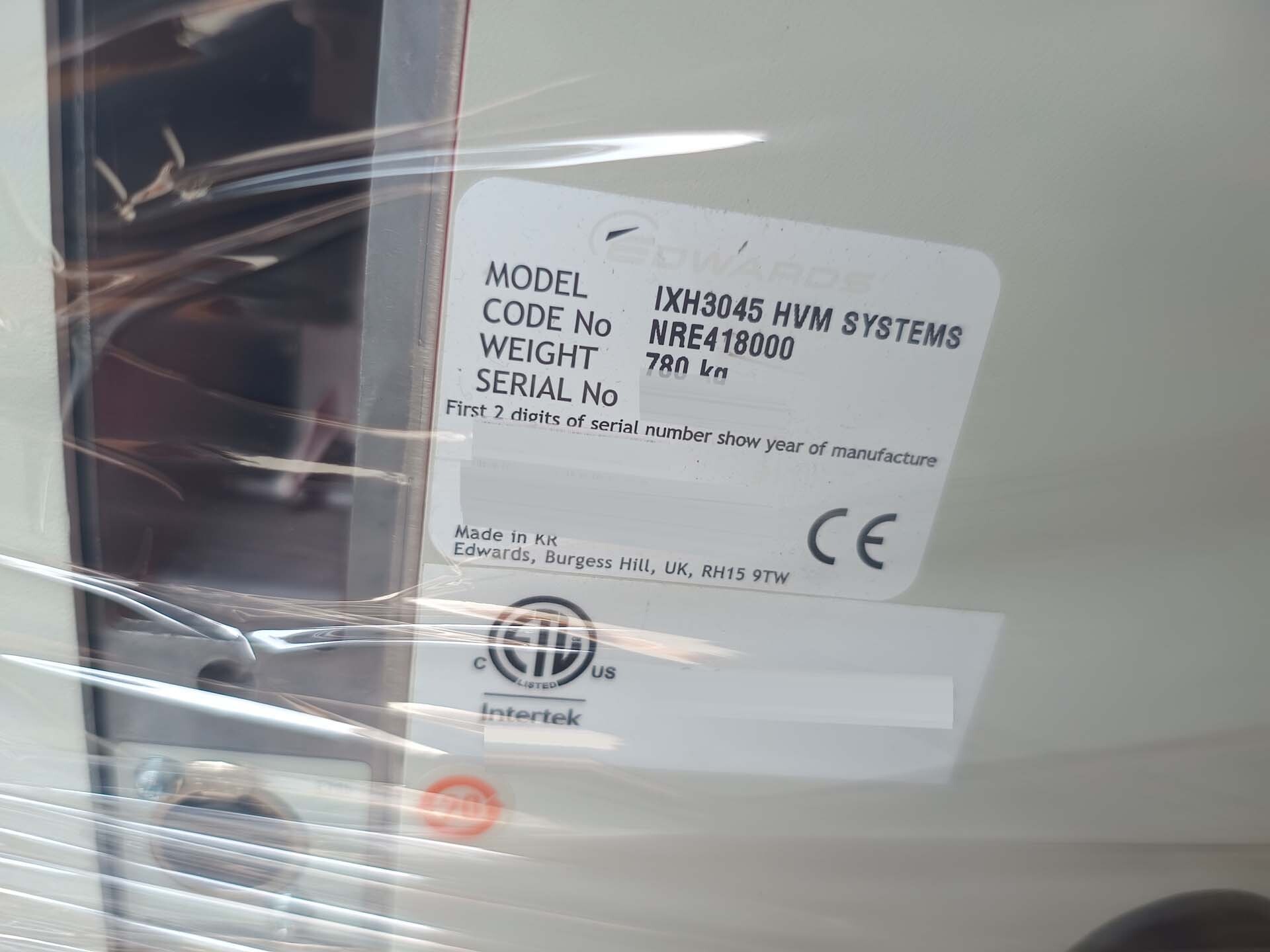 图为 已使用的 EDWARDS iXH3045H 待售