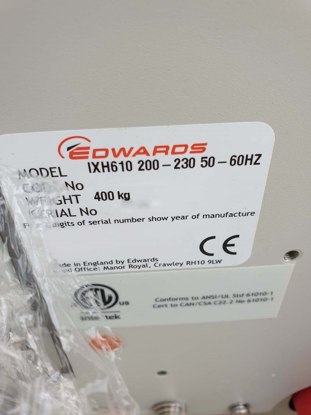 圖為 已使用的 EDWARDS iXH610 待售