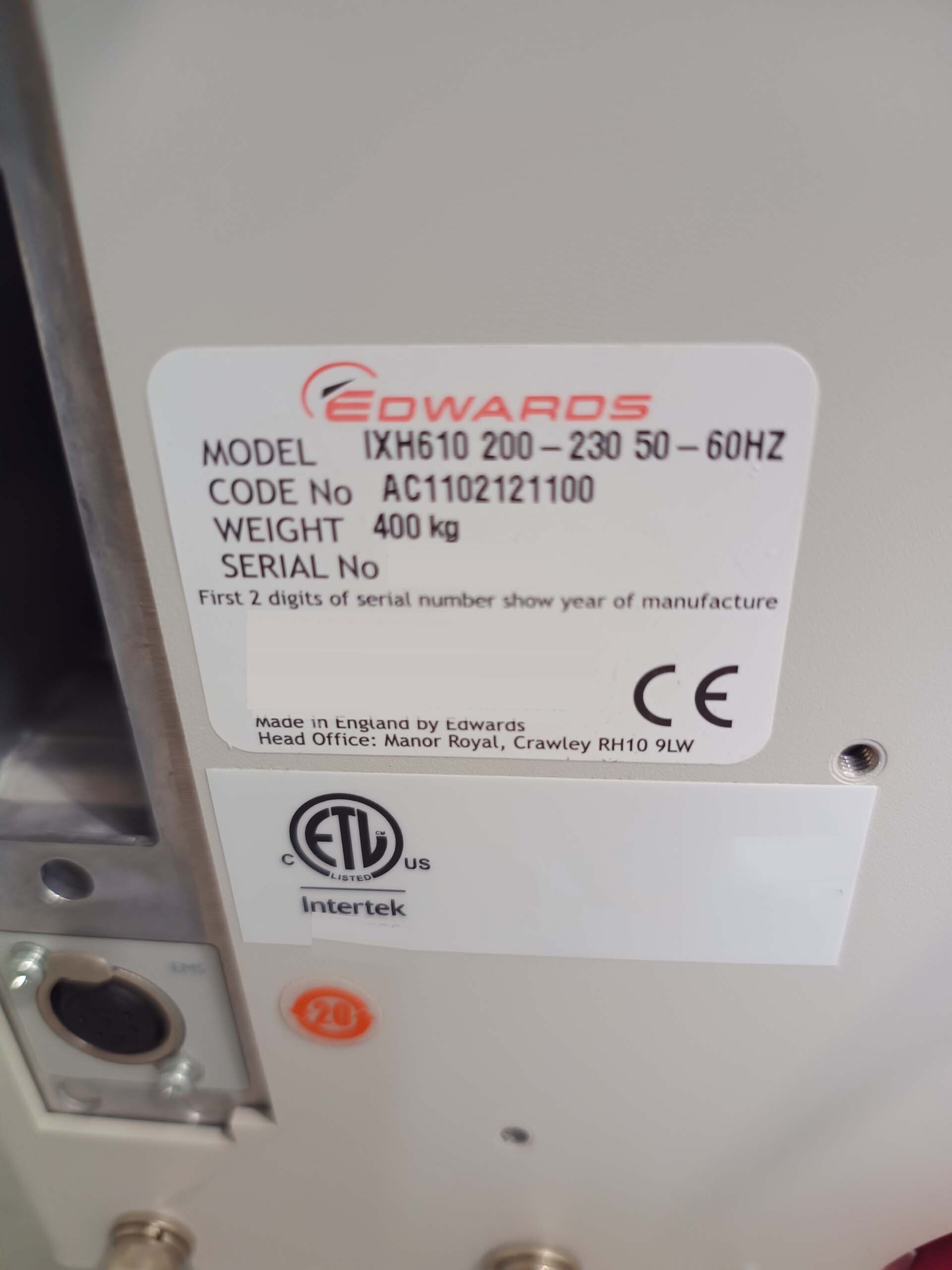 图为 已使用的 EDWARDS iXH610 待售