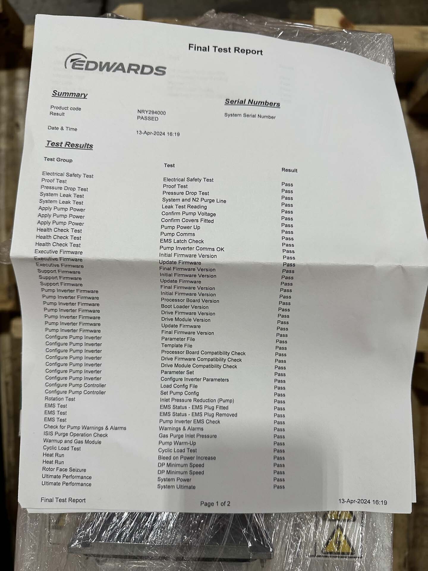 Foto Verwendet EDWARDS iXL120 Zum Verkauf
