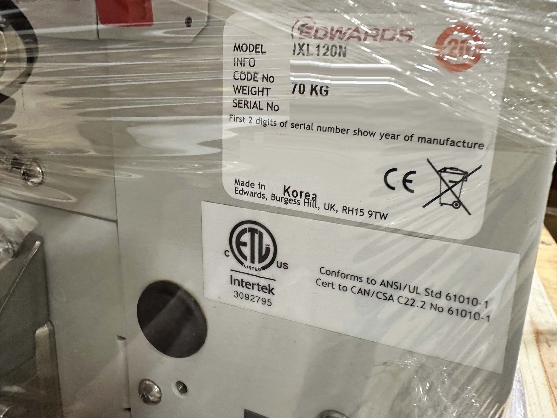 Foto Verwendet EDWARDS iXL120 Zum Verkauf