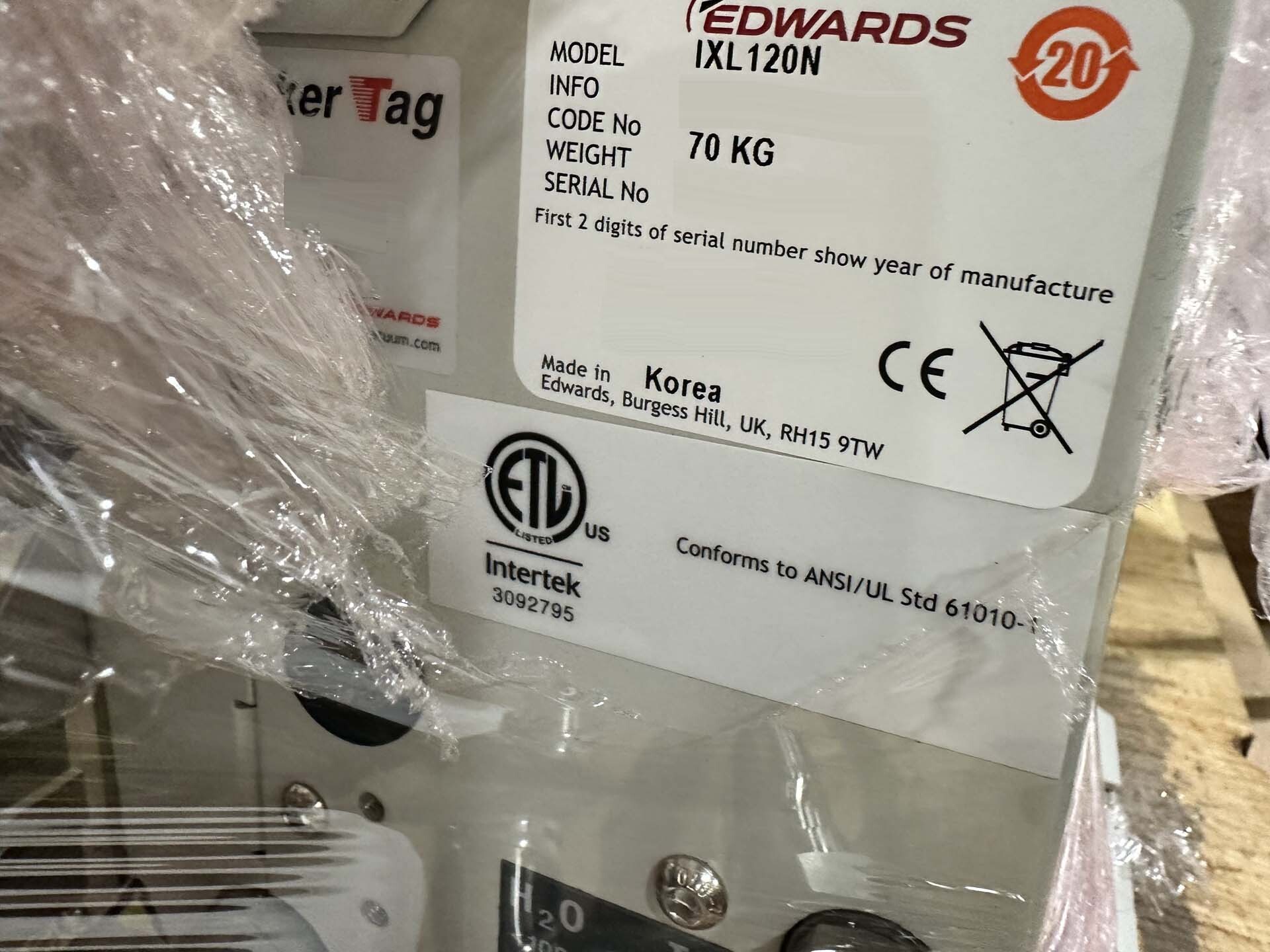 Foto Verwendet EDWARDS iXL120 Zum Verkauf