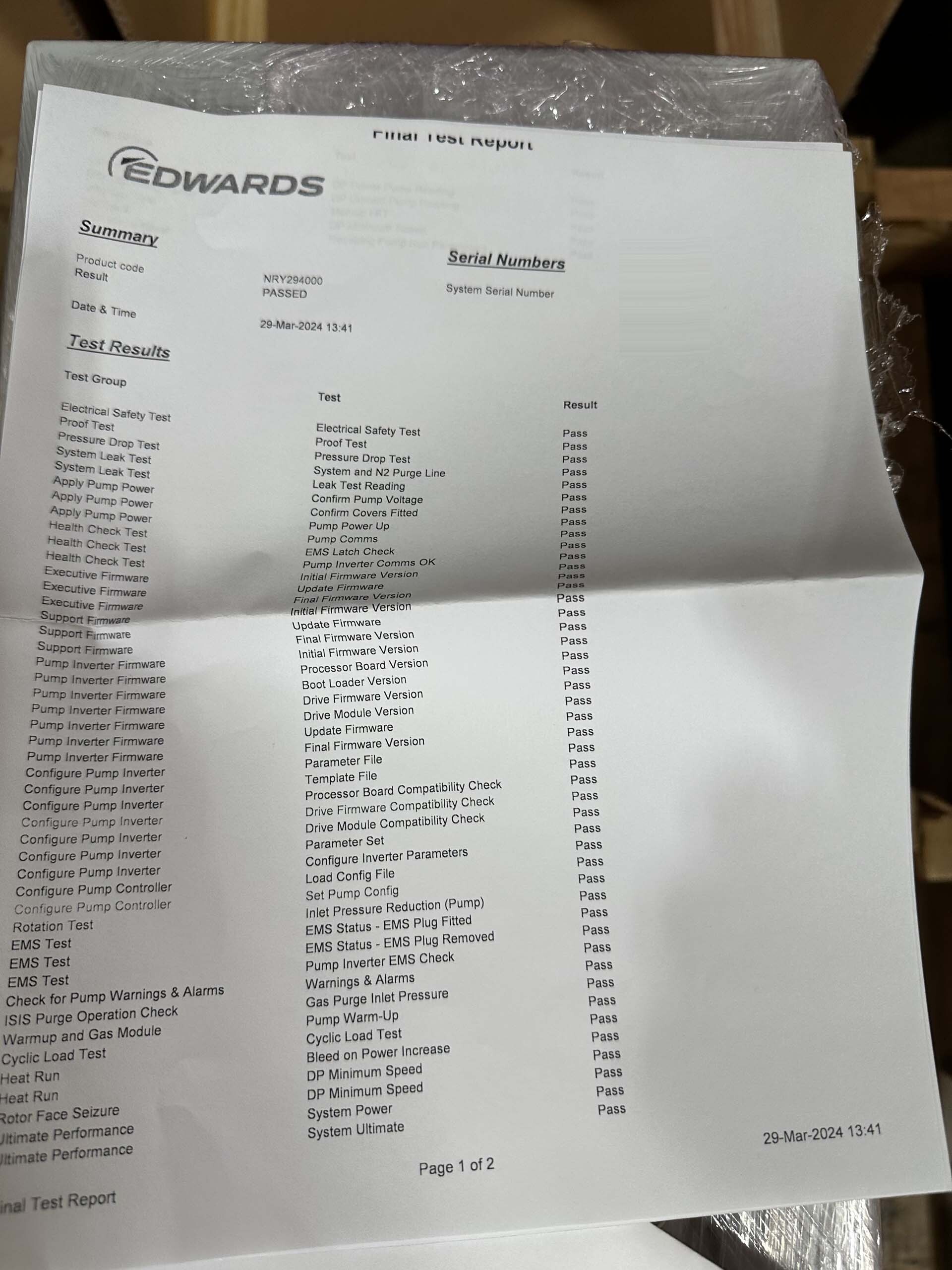 Foto Verwendet EDWARDS iXL120 Zum Verkauf