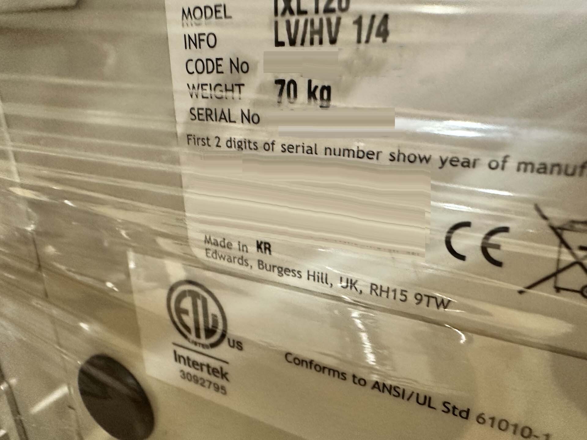 Foto Verwendet EDWARDS iXL120 Zum Verkauf