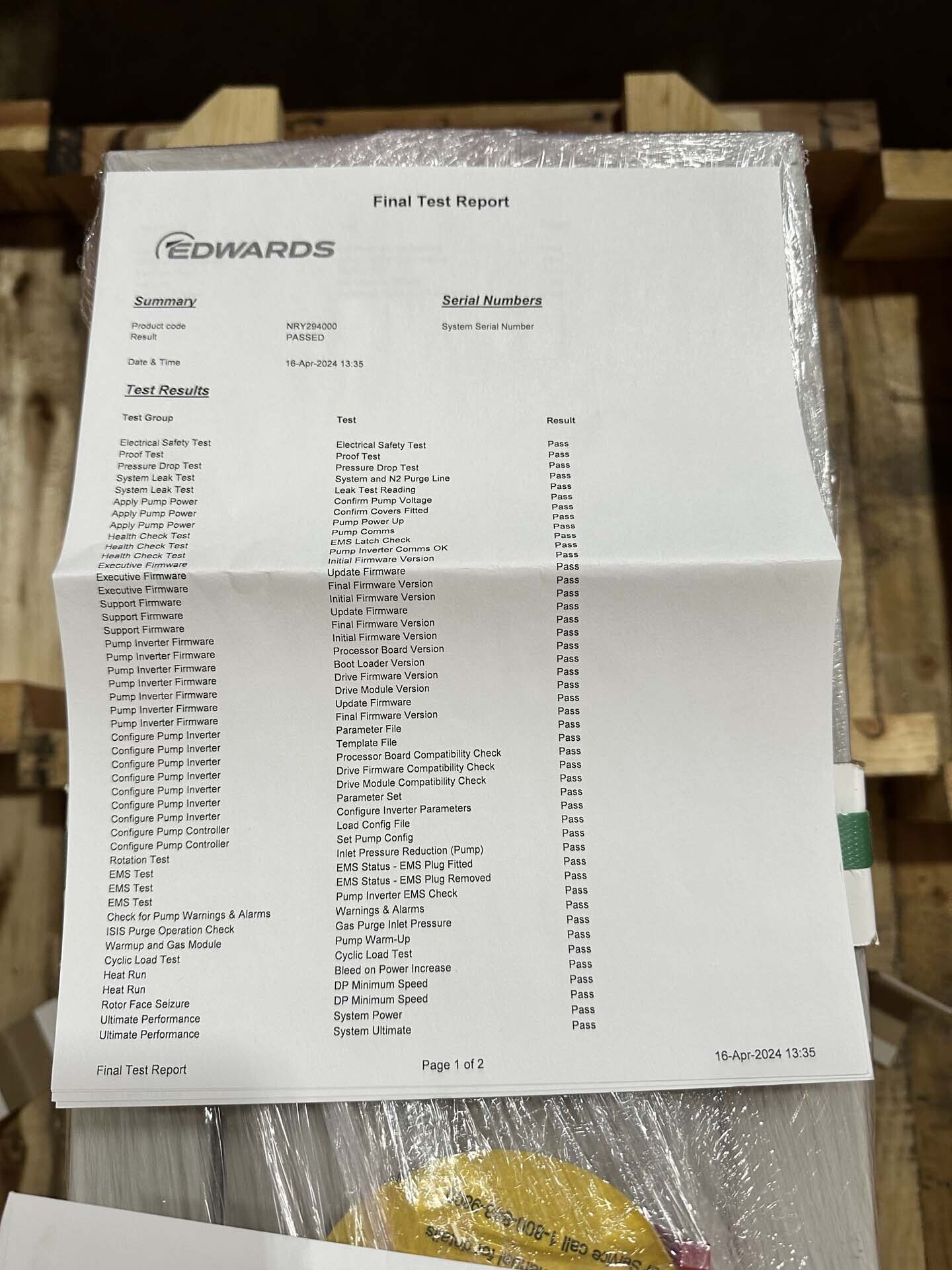 Foto Verwendet EDWARDS iXL120 Zum Verkauf