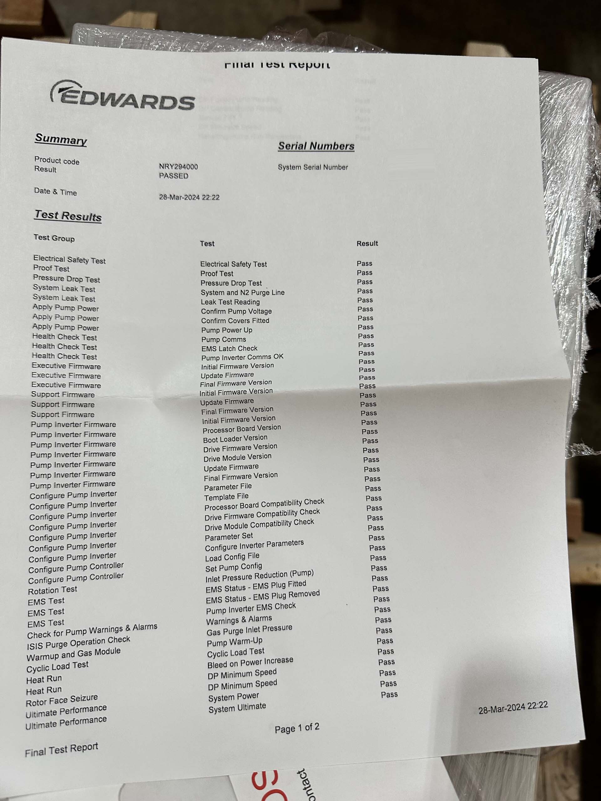 Foto Verwendet EDWARDS iXL120 Zum Verkauf