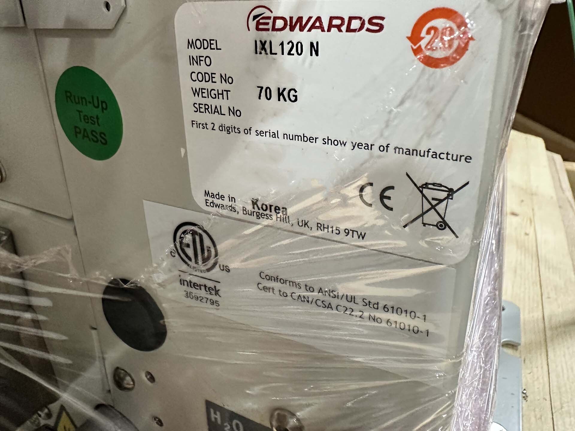 Foto Verwendet EDWARDS iXL120 Zum Verkauf