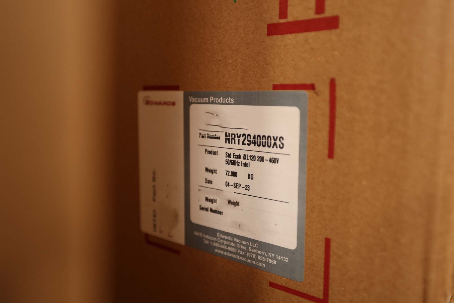 Photo Used EDWARDS iXL20 For Sale