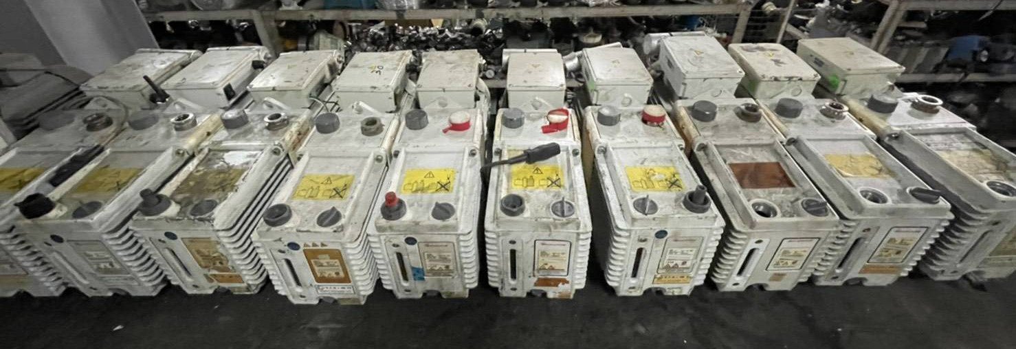 Photo Used EDWARDS Lot of pumps For Sale