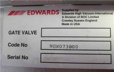 フォト（写真） 使用される EDWARDS NGW073000 販売のために