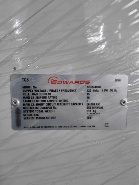 圖為 已使用的 EDWARDS NRD530000 待售