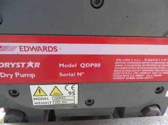 Photo Used EDWARDS QDP80 / QMB500 For Sale