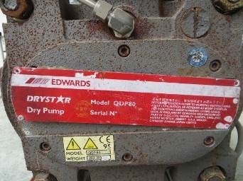 Photo Used EDWARDS QDP80 For Sale