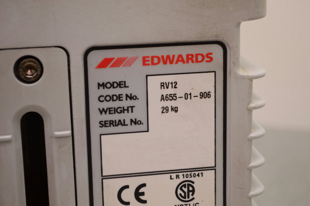 Photo Used EDWARDS RV12 For Sale