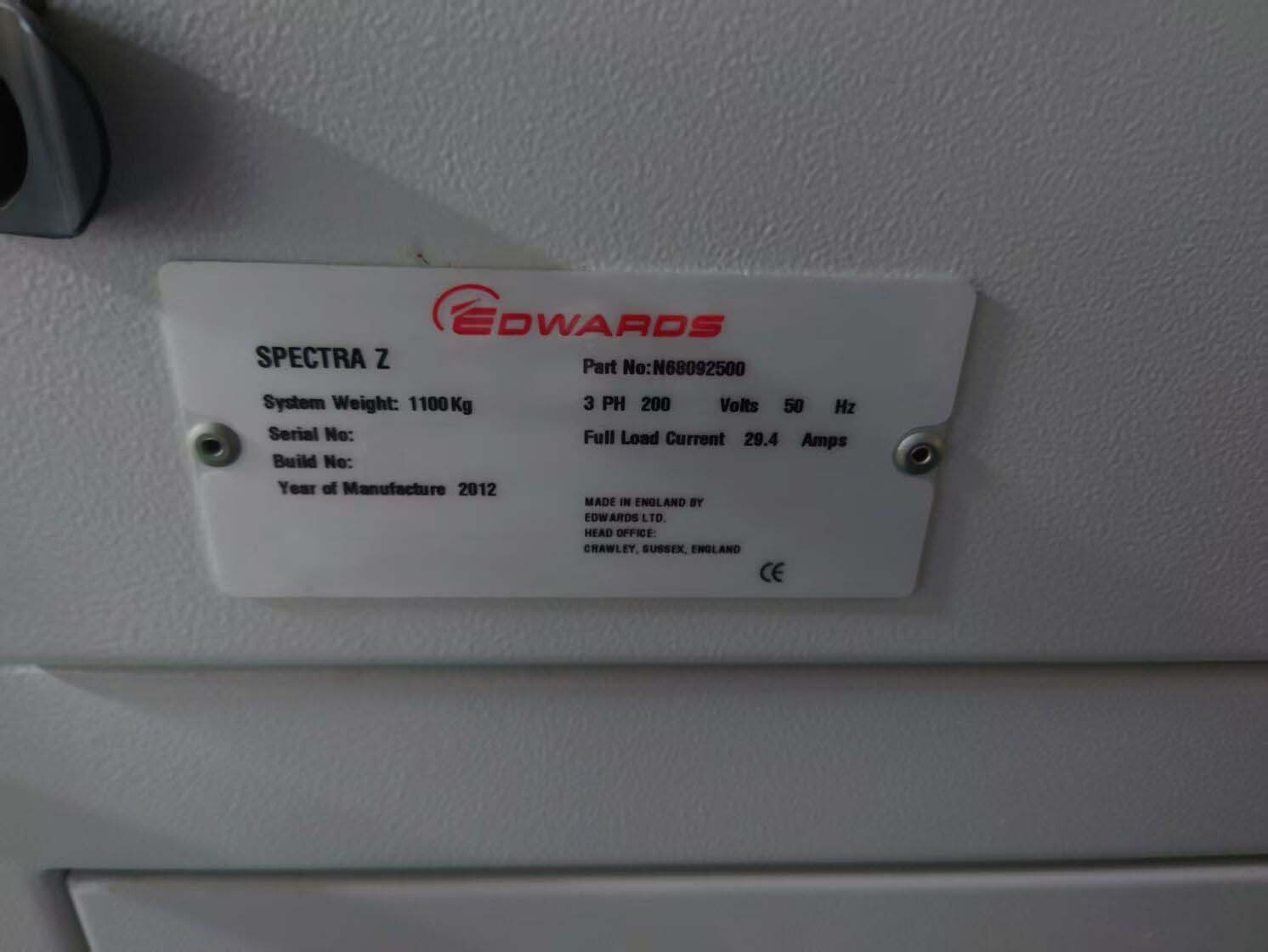 フォト（写真） 使用される EDWARDS Spectra-Z 販売のために