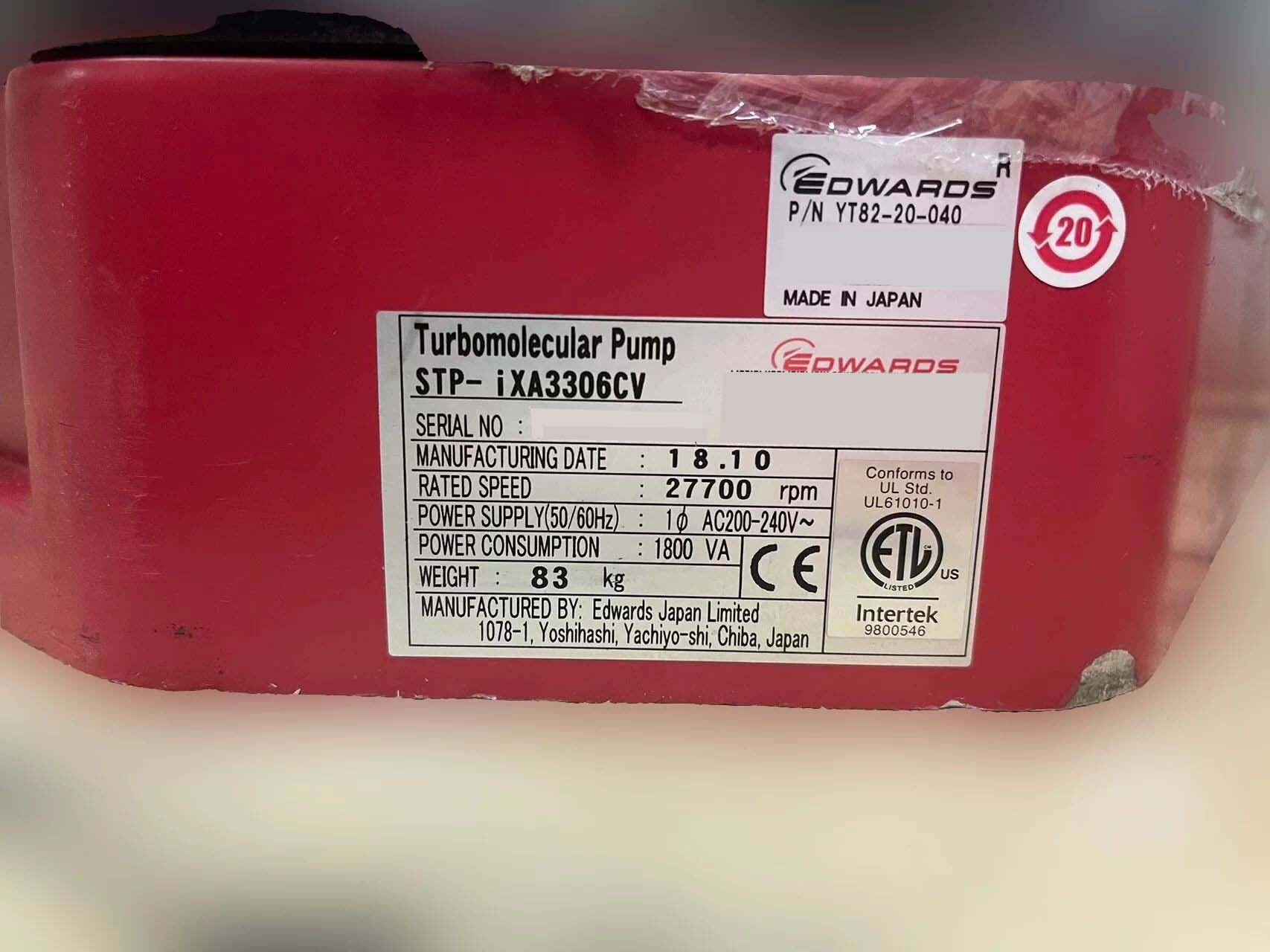 Foto Verwendet EDWARDS STP-iXA3306C Zum Verkauf