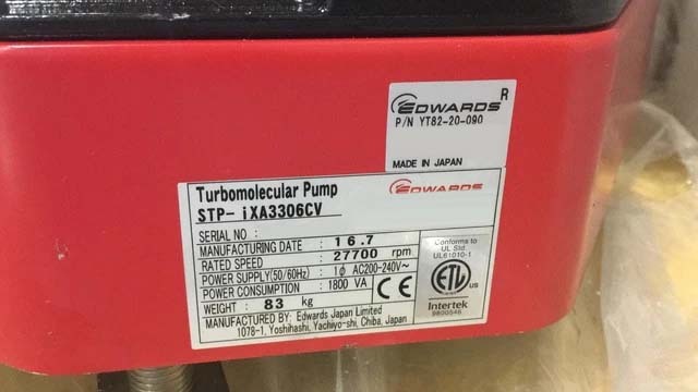 圖為 已使用的 EDWARDS STP-iXA3306CV 待售