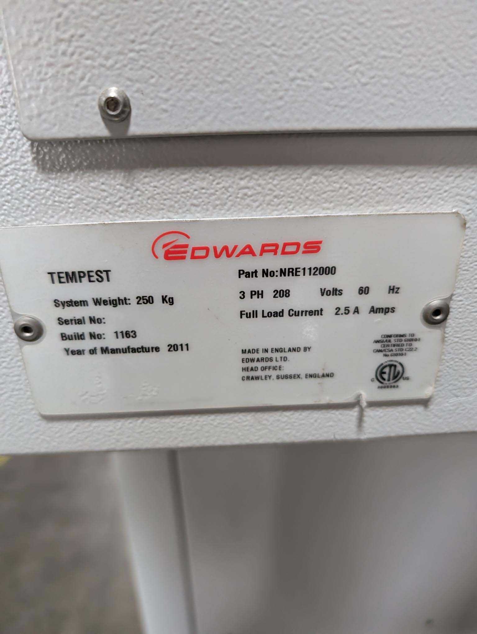 Foto Verwendet EDWARDS Tempest Zum Verkauf