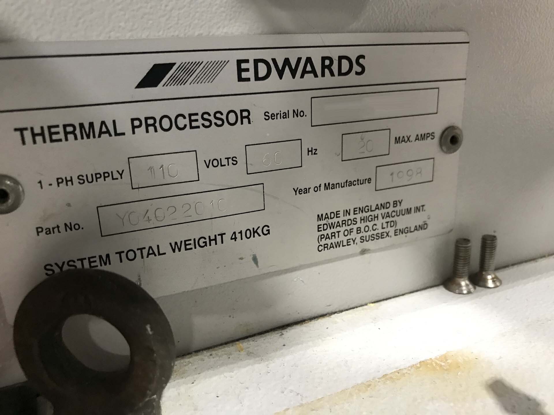 Foto Verwendet EDWARDS TPU2 Zum Verkauf