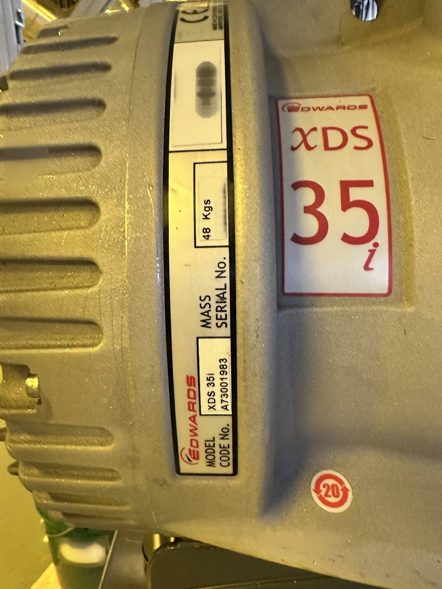 Foto Verwendet EDWARDS XDS35i Zum Verkauf