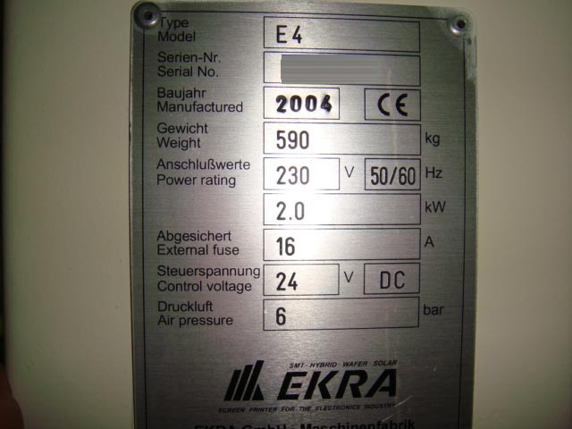 フォト（写真） 使用される EKRA E4 販売のために
