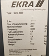 圖為 已使用的 EKRA Serio 5000 待售