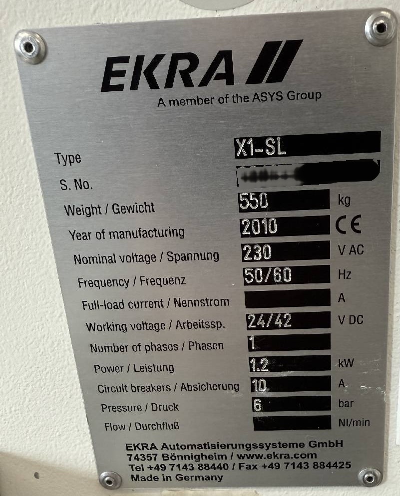 사진 사용됨 EKRA X1-SL 판매용