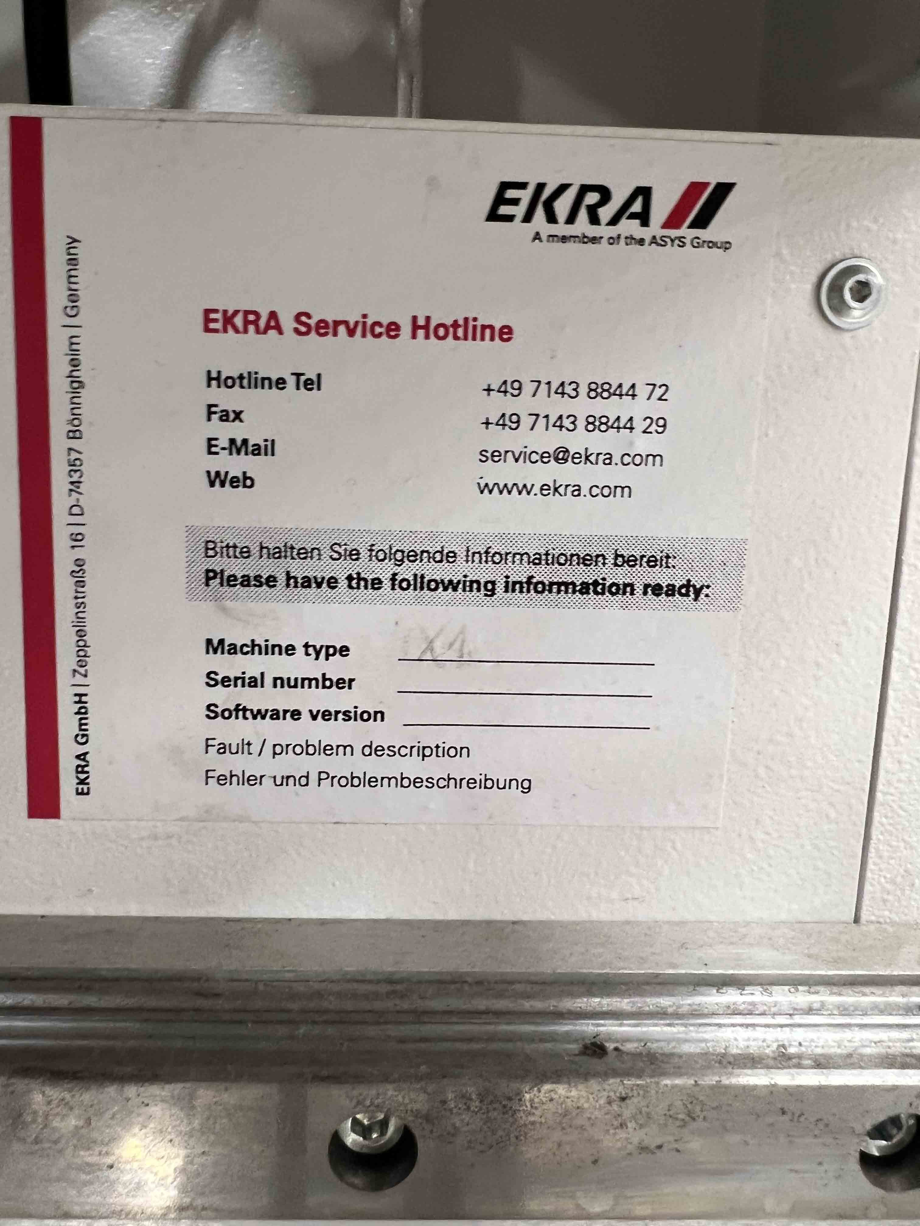 圖為 已使用的 EKRA X1 待售