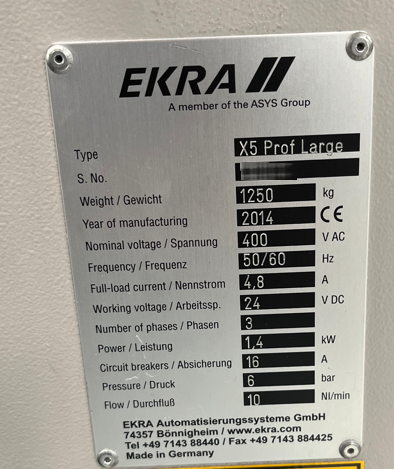 图为 已使用的 EKRA X5 待售