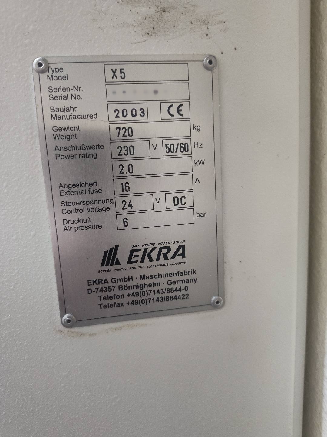 フォト（写真） 使用される EKRA X5 販売のために