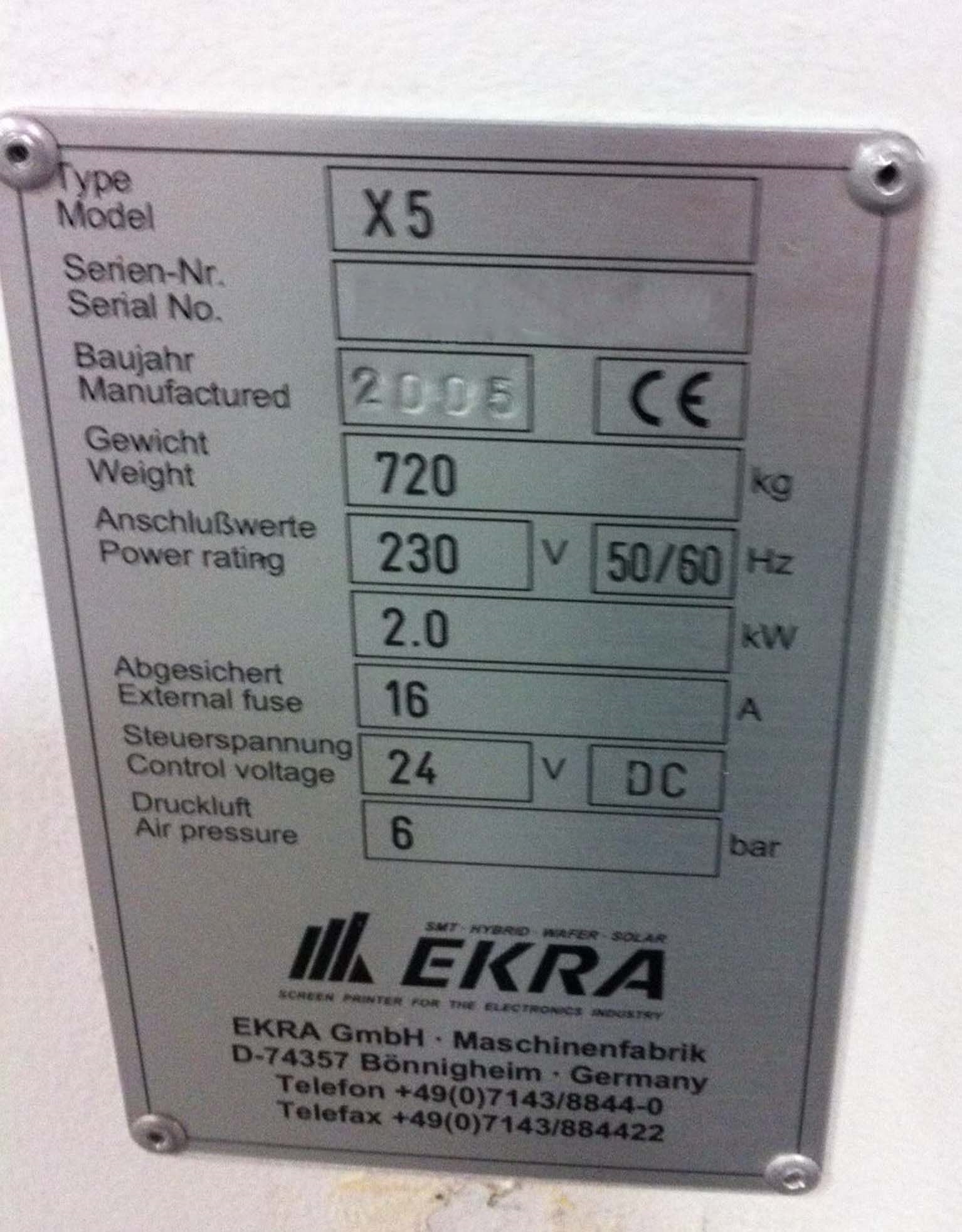 圖為 已使用的 EKRA X5 待售