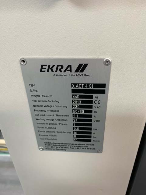 图为 已使用的 EKRA XACT4SI 待售