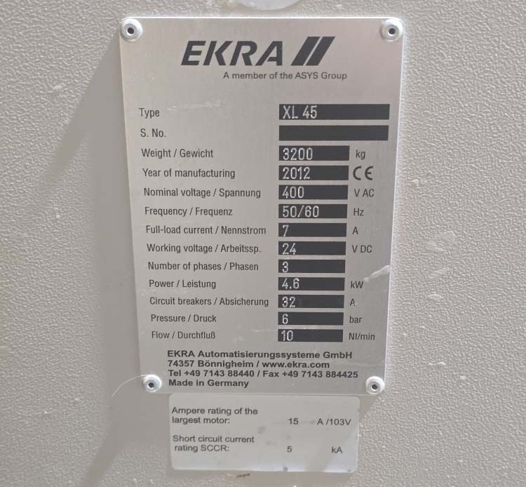 フォト（写真） 使用される EKRA XL45 販売のために