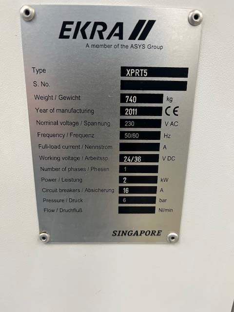图为 已使用的 EKRA XPRT5 待售