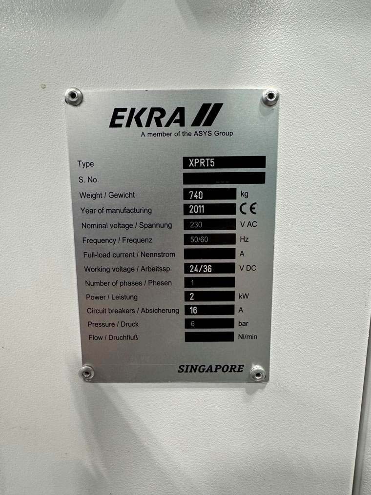 Foto Verwendet EKRA XPRT5 Zum Verkauf