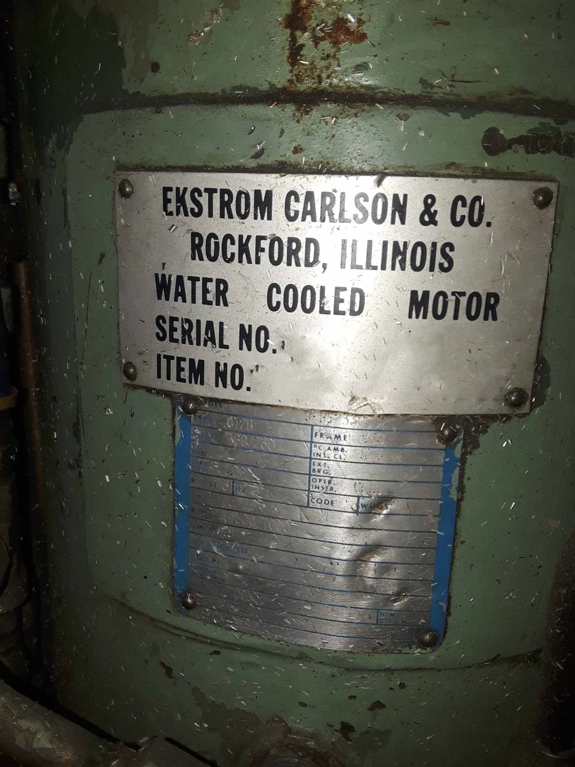 Photo Used EKSTROM CARLSON 110 For Sale