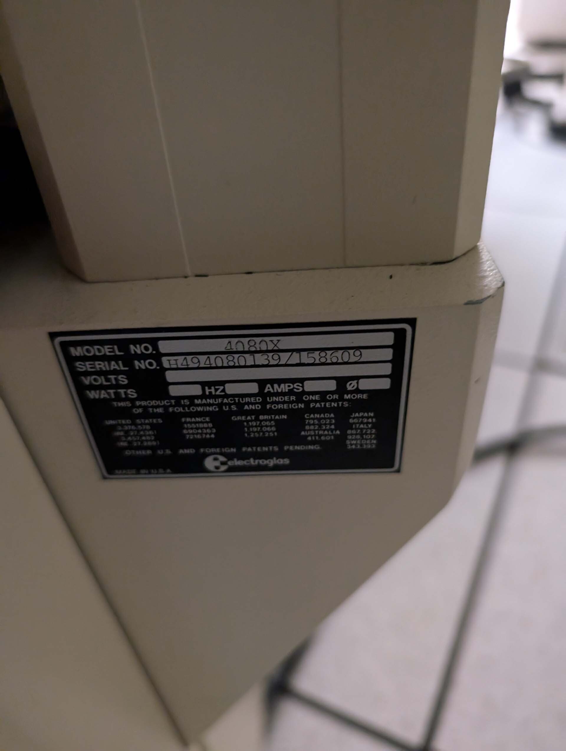 フォト（写真） 使用される ELECTROGLAS / EG Horizon 4080X 販売のために