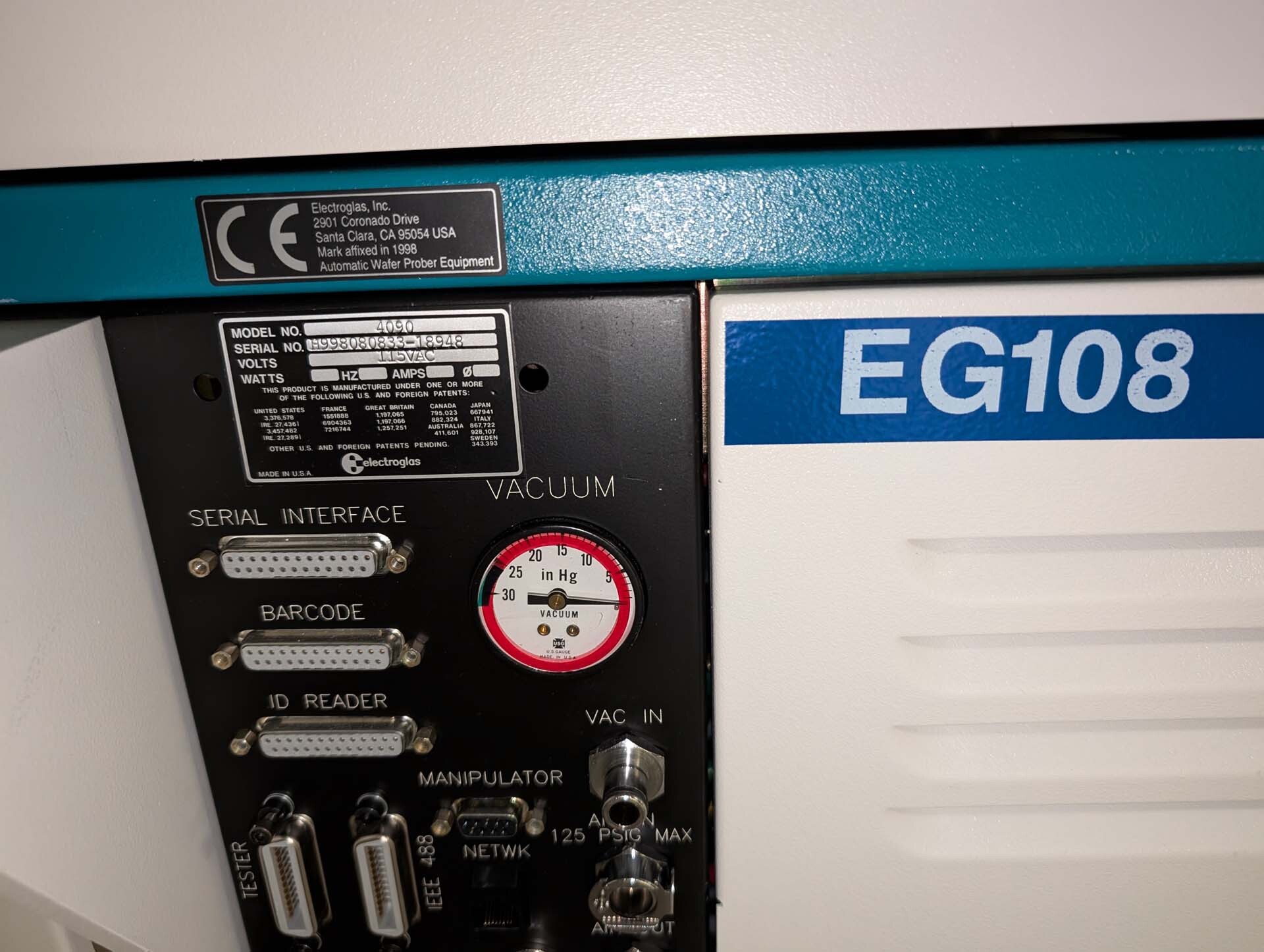 图为 已使用的 ELECTROGLAS / EG 4090 待售