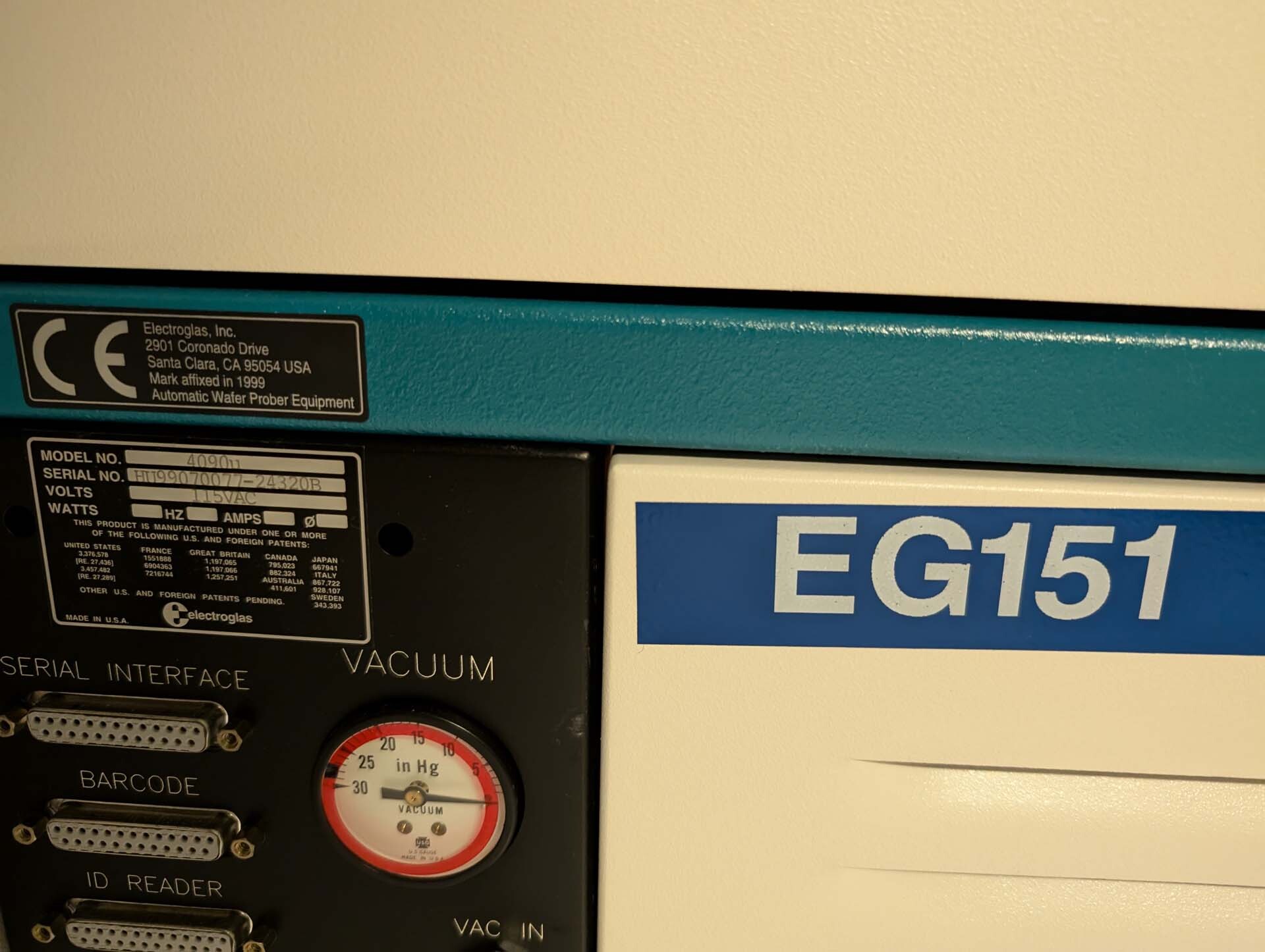 사진 사용됨 ELECTROGLAS / EG 4090u 판매용
