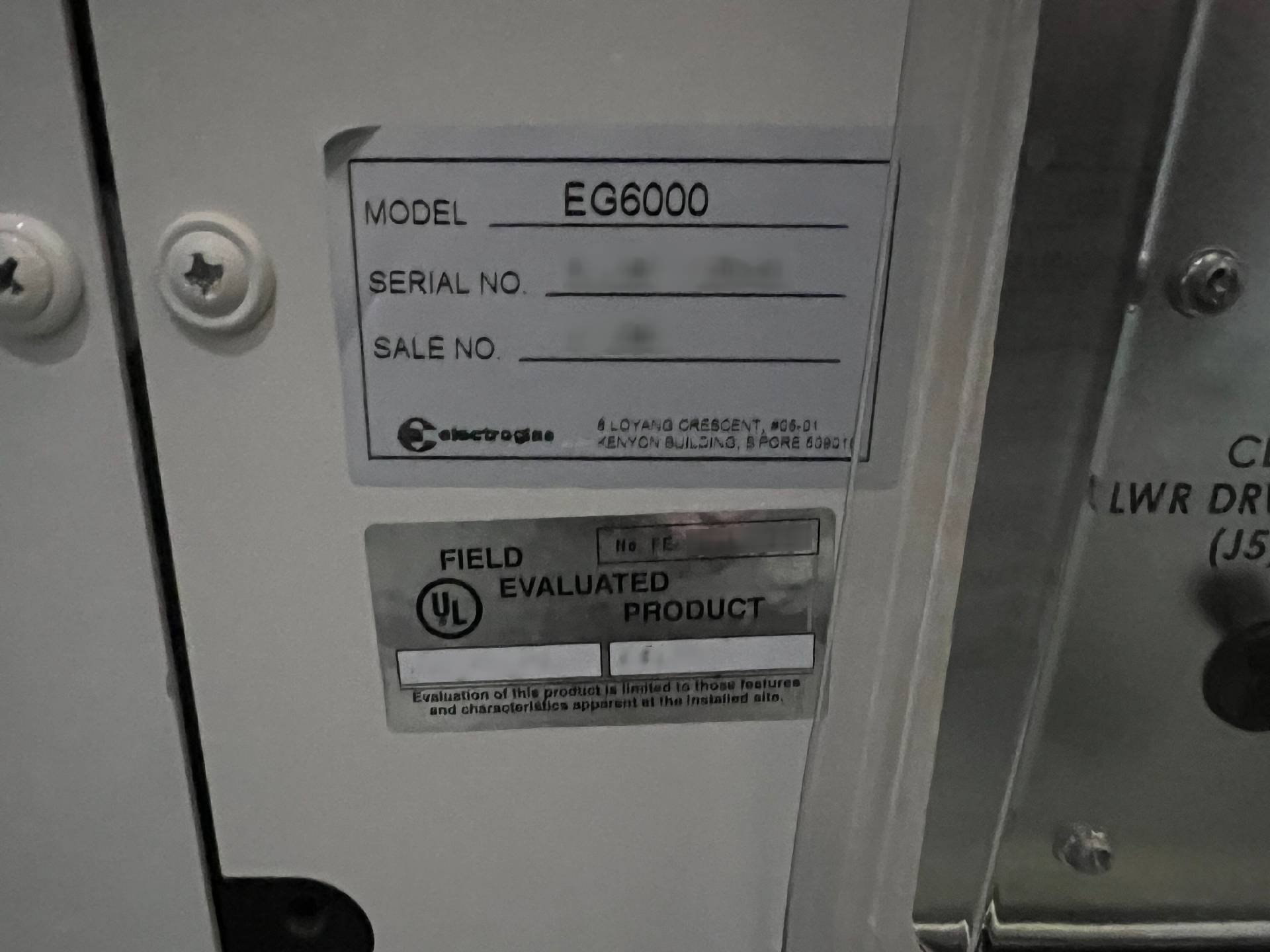 사진 사용됨 ELECTROGLAS / EG 6000 판매용